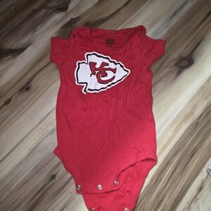 Red Kansas City Chiefs Kids Bodysuit